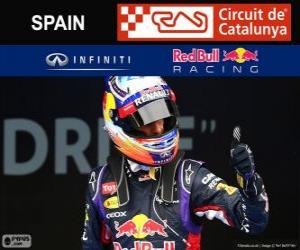 yapboz Daniel Ricciardo - Red Bull - 2014 İspanya Grand Prix, gizli bir 3.